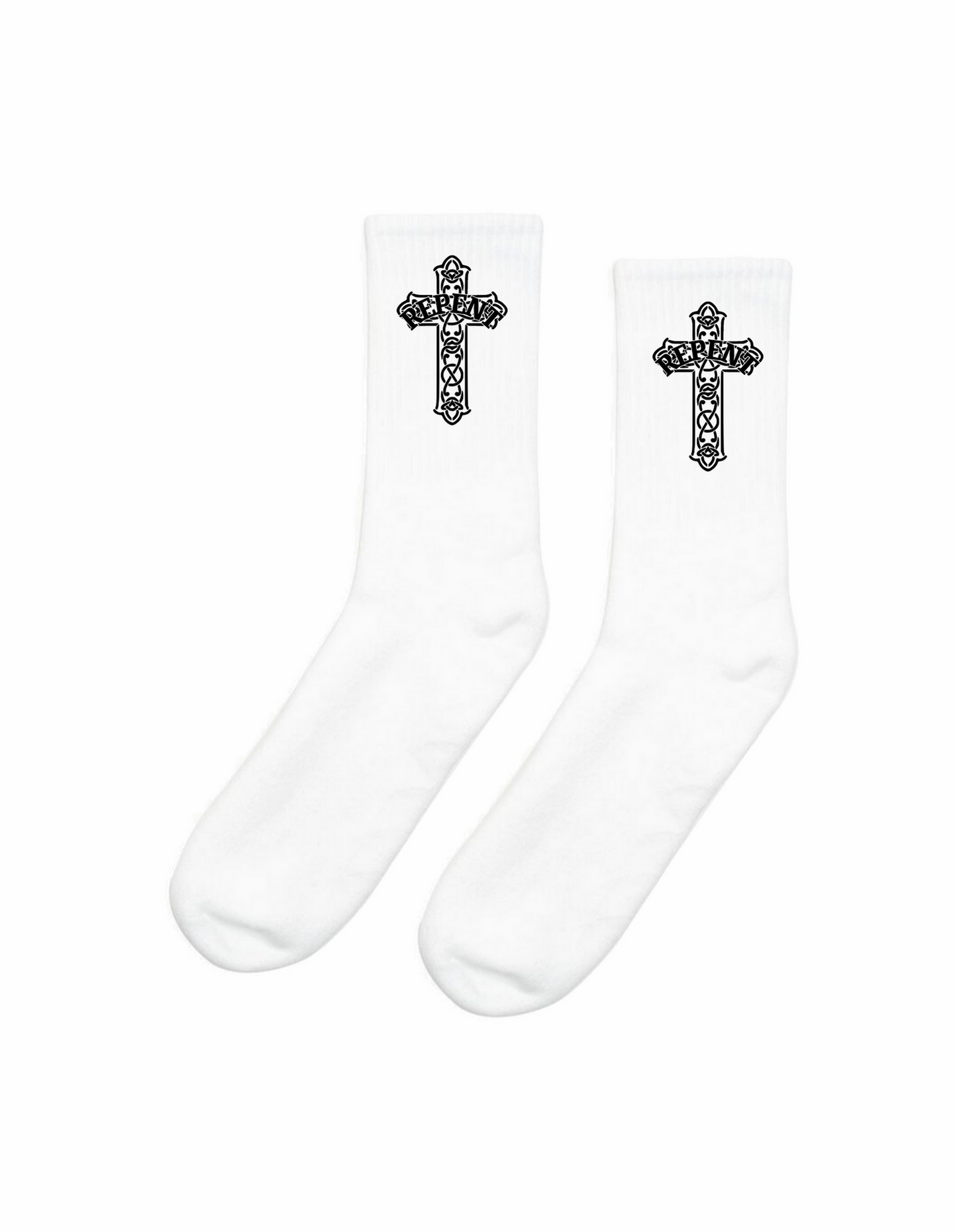 REPENT CROSS SOCKS